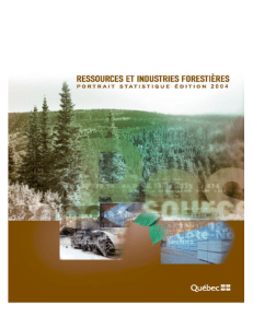 Ressources et industries forestières