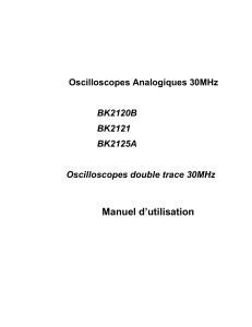 Oscilloscope Analogique 100MHz