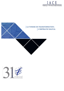 la tunisie en transformation : l`impératif digital