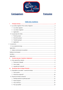 Conjugaison Française - Easy Access Learning