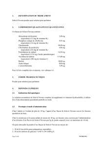 1. DENOMINATION DU MEDICAMENT Soluvit Novum