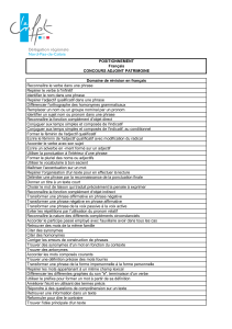 ADJOINT PATRIMOINE concours français