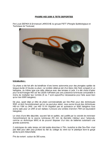 Lampe HID - Plongée Sout
