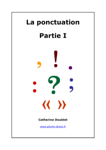 La ponctuation2 - Plume Direct.fr