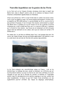 lac Pavin - Le club minéralogique de Moulins
