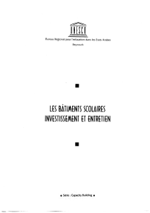 Les Bâtiments scolaires: investissement et - UNESDOC