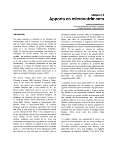 Enquête de nutrition auprès des enfants québécois de 4 ans