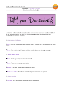 ( Rd M pour Doc-étudiant .fr, © 20 10 ) Grammaire : Les Genres