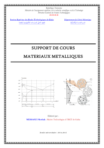 support de cours materiaux metalliques