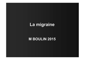 2016 - La migraine