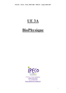 UE 3A BioPhysique