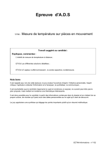 MESURE DE TEMPERATURE SUR PIECES EN MOUVEMENT