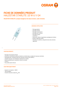 HALOSTAR STARLITE 10 W 6 V G4