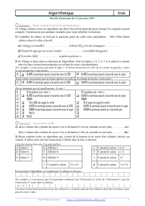 Algorithmique