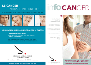 le cancer nous concerne tous!