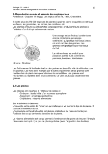 17 6. Reproduction sexuée et asexuée des angiospermes