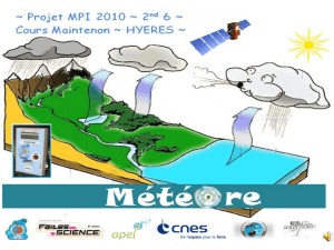 Folder Meteor 2010 - Bienvenue sur le portail des Sciences