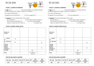 13- LES IONS 13