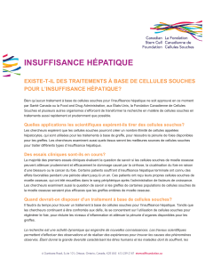 insuffisance hépatique - Canadian Stem Cell Foundation