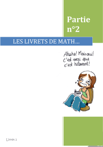 LES LIVRETS DE MATH…