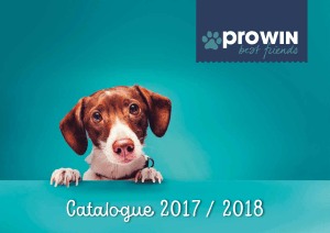 Catalogue 2017 / 2018 - THE WEBSITE prowin