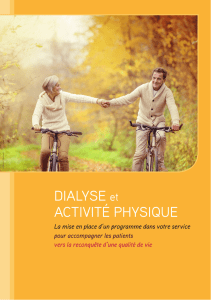 Dialyse et activité Physique - Trans