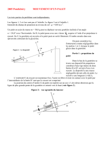 MOUVEMENT D`UN PALET