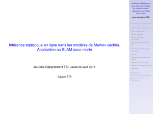 Inférence statistique en ligne dans les modèles de Markov cachés