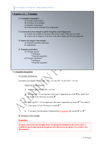 Cours de 5ème