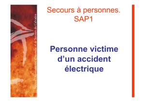 SAP 1 Accident électrique