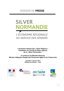 Dossier de presse - Silver Normandie - janvier 2014