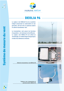 Système de mesure du vent DEOLIA 96