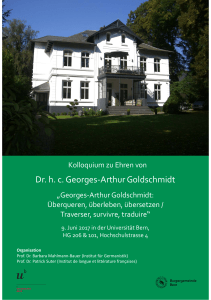 Dr. hc Georges-Arthur Goldschmidt