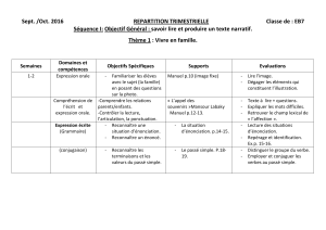 Objectif Général : savoir lire et produire