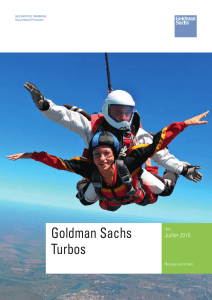 Brochure Turbo - Goldman Sachs Markets