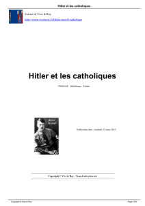 Hitler et les catholiques