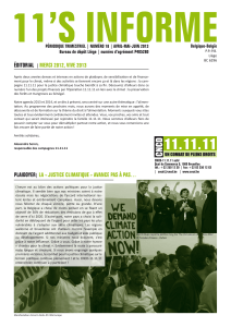 éditorial | Merci 2012, vive 2013 Plaidoyer| la « Justice cliMatique