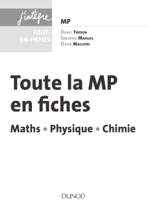 Maths • Physique • Chimie