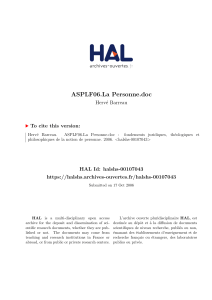 ASPLF06.La Personne - Hal-SHS
