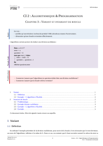 Représentation des nombres - Les SII en PTSI PT