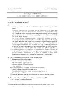 1.1 Le PIB : un indicateur pertinent ?