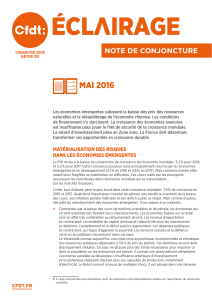 Note de conjoncture