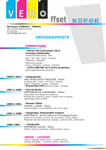 infographiste - Infographie, Publicité sur papier et sur internet à Reims