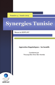 Synergies Tunisie