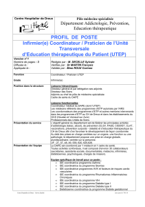 2014 Profil de poste coordination UTEP Dreux
