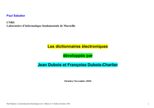 Dictionnaires électroniques des Dubois