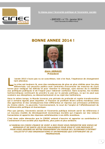 BONNE ANNEE 2014 ! - CIRIEC