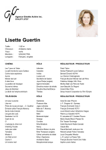 Lisette Guertin - Agence Ginette Achim