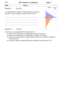 Troisième - IE2 rotation, translation, symétries et triangles égaux