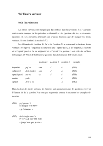 9.6 Tiroirs verbaux